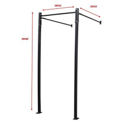 SINGLE WALL MOUNT CROSS TRAINING / CROSSFIT RACK - DIMASPORT
