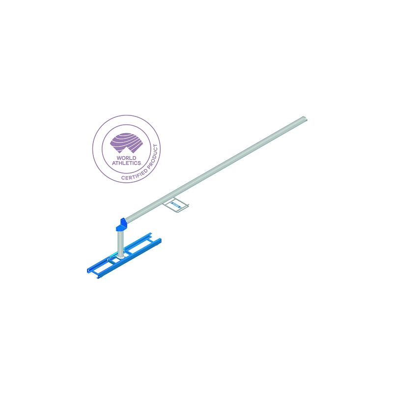 WORLD ATHLETICS COMPETITION FOLDABLEPOLE-VAULT UPRIGHTS WITH DIGITAL HEIGH INDICATOR UPRIGHTS WITHOUT RAIL - PER PAIR