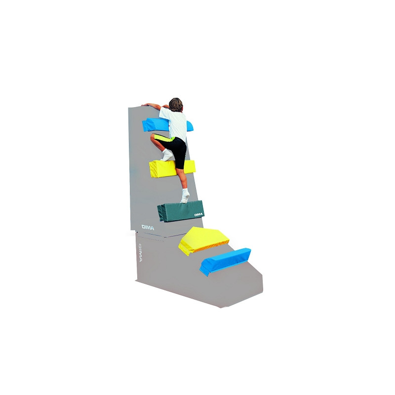 PRISE D'ESCALADE EN MOUSSEFIXATION VELCRO - JEU DE 5