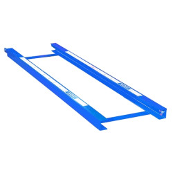 DOUBLE FRONT POLE-VAULT RAILTO BE FIXED OR EMBEDDEDWITHOUT SLIDING CART