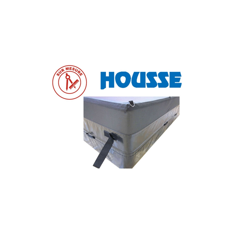 HOUSSE DE REMPLACEMENTMONOBLOC NOIR POUR CIRQUESUR MESURE