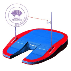 Concept iv modular pole vault landing system9.50 x 6.20 x 0.87/0.37m
