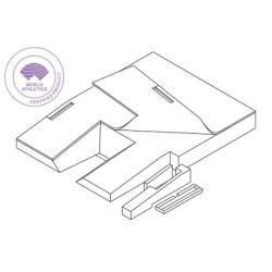 Matelas perche international monohousse 8.00 x 6.00 x 0.80/0.40m