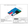 Matelas perche international monohousse 8.00 x 6.00 x 0.80/0.40m