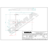 Matelas perche international monohousse 8.00 x 6.00 x 0.80/0.40m